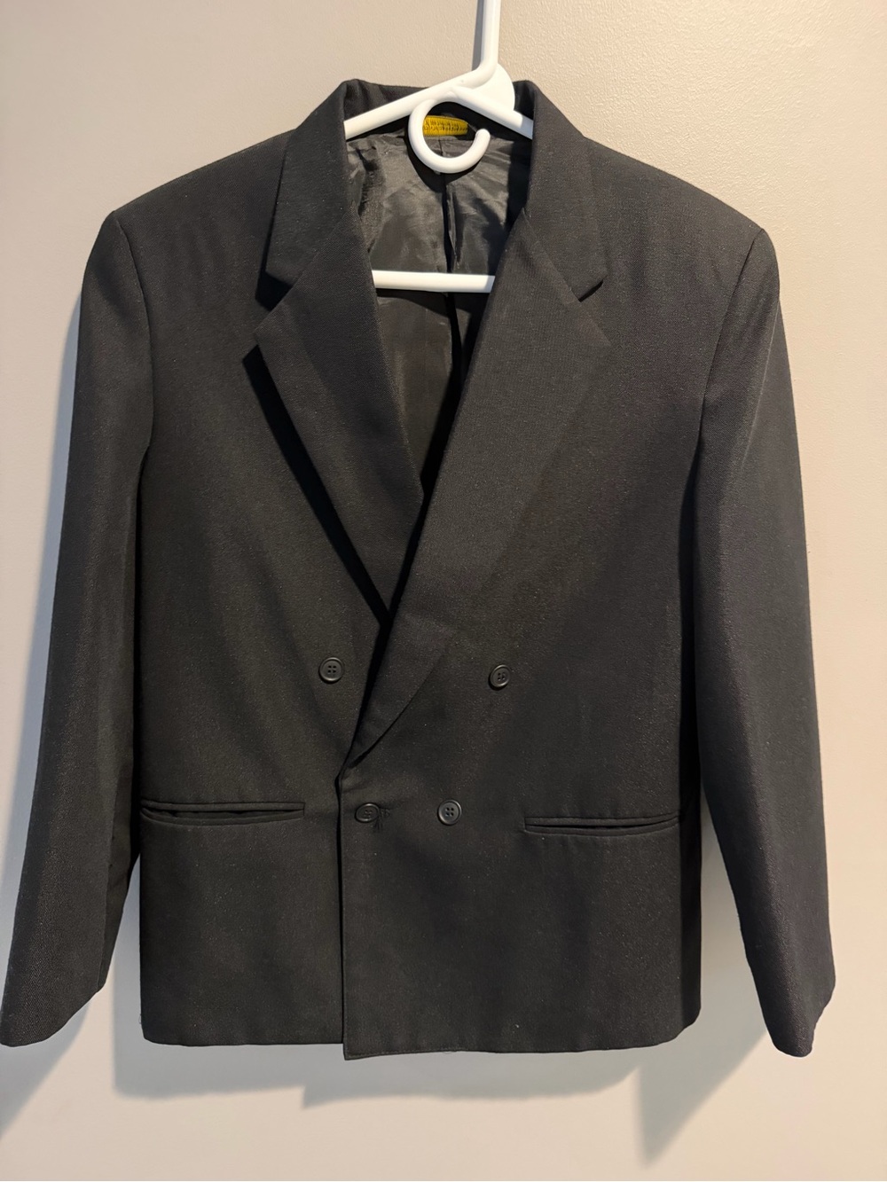Arrow Black Double-Breasted Kids Blazer